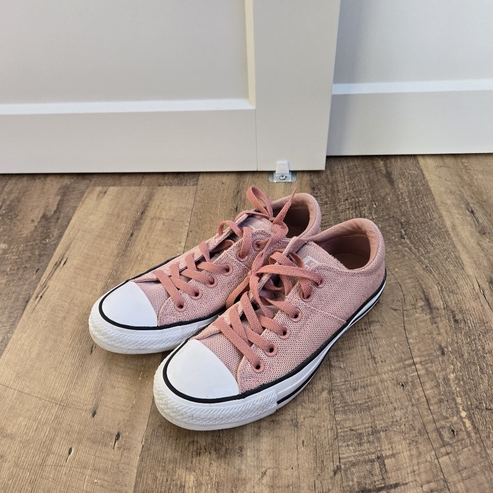 Converse Pink Low-Top Canvas Sneakers